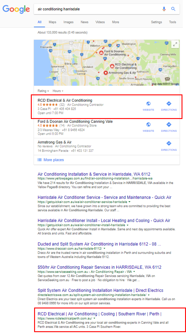 RCD Electrical Harrisdale Rankings